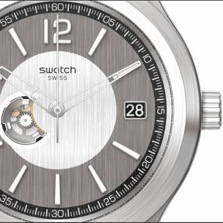 ΡΟΛΟΙ SWATCH YIS433G SWATCH Irony Sistem51 Mouvement De Curiosite Automatic Stainless Steel Bracelet