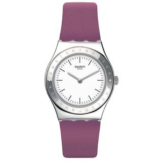 ΡΟΛΟΙ SWATCH  YLS204 SWATCH Time To Swatch Girl Dream Purple Silicone Strap