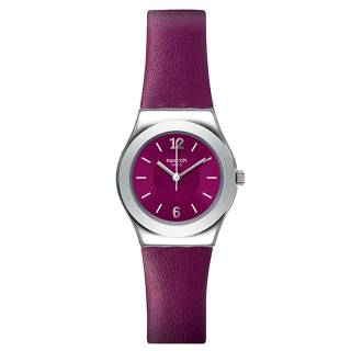 ΡΟΛΟΙ SWATCH YSS330 SWATCH Justwine Purple Leather Strap