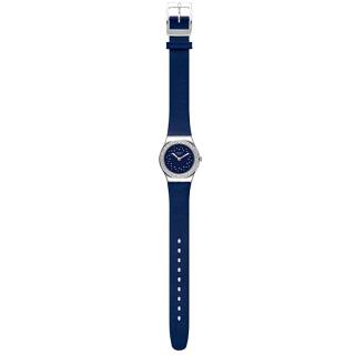 ΡΟΛΟΙ SWATCH YSS333 SWATCH Monthly Drops Elegantina Blue Leather Strap