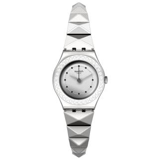 ΡΟΛΟΙ SWATCH YSS339G SWATCH Irony Lilibling Grey Crystals Silver Stainless Steen Bracelet