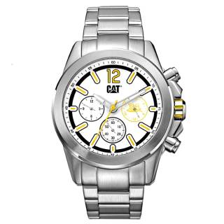 ΡΟΛΟΙ CATERPILLAR YU14911237 CATERPILLAR Twist up Chronograph Silver Stainless Steel Bracelet