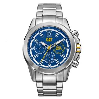 ΡΟΛΟΙ CATERPILLAR YU14911637 CATERPILLAR Twist up Chronograph Silver Stainless Steel Bracelet