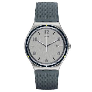 ΡΟΛΟΙ SWATCH YWS447 SWATCH Asphaltise Grey Rubber Strap