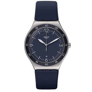 ΡΟΛΟΙ SWATCH YWS453 SWATCH Irony Big Classic Blue Silicone Strap