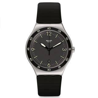 ΡΟΛΟΙ SWATCH YWS454 SWATCH Swatch Irony Big Classic Black Suit Big Classic Black Silicone Strap