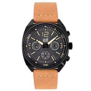 ΡΟΛΟΙ VISETTI  ZE-637BK VISETTI Geronimo Brown Leather Strap