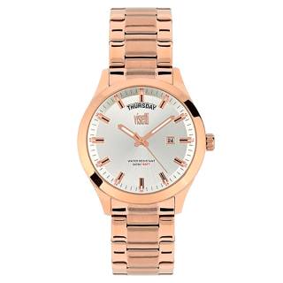 ΡΟΛΟΙ VISETTI  ZE-687RI VISETTI Ladies Rose Gold Stainless Steel Bracelet