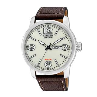 ΡΟΛΟΙ CITIZEN  BM8470-03AE CITIZEN Eco-Drive Stainless Steel Leather Strap