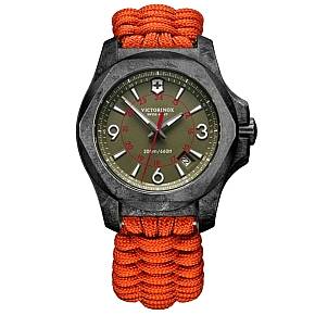 ΡΟΛΟΙ VICTORINOX   241800.1 VICTORINOX Ι.Ν.Ο.Χ. CARBON Orange Fabric Strap